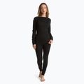 Bluza termoaktywna damska WOOLCANO 100% Merino TOP0541 czarny 2