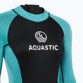 Pianka do pływania damska AQUASTIC Wavey LG WMNS 2 mm czarny/miętowy 13
