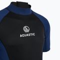 Pianka do pływania męska AQUASTIC Wavey 2 mm czarny/granatowy 4