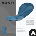 Spodenki rowerowe męskie ATTABO Kirun Bib Shorts czarny 9