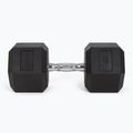 Hantel ogumowany XTREXO Hex 37,5 kg 5
