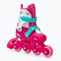 Rolki dziecięce HUMBAKA Starjet LED 3w1 różowy 4