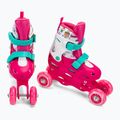 Rolki dziecięce HUMBAKA Starjet LED 3w1 różowy 29