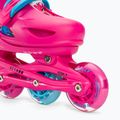 Rolki dziecięce ATTABO Turbojet LED różowy 11