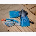 Zestaw do snorkelingu dziecięcy AQUASTIC Shelly maska + fajka + płetwy jasnoniebieski 15