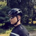 Kask rowerowy ATTABO Bonkers z lampką LED czarny 2