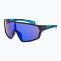Okulary przeciwsłoneczne dziecięce GOG Flint matt black/blue/polychromatic blue 2