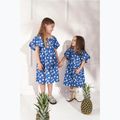 Sukienka dziecięca KID STORY Lniana blue meadow 5