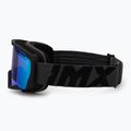 Gogle narciarskie IMX Snow black matt/black/green irridium/brown 4