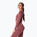 Longsleeve treningowy damski Carpatree Dopamine Buzz Seamless rose/brown 3