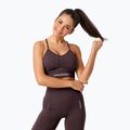 Biustonosz treningowy Carpatree Allure Seamless berry brown