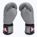 Rękawice bokserskie RAJA BOXING Single Standard Genuine Leather grey 4