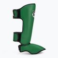 Ochraniacze piszczeli i stóp RAJA BOXING Lightweight Shin Guards Genuine Leather dark green 2