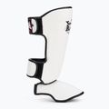 Ochraniacze piszczeli i stóp RAJA BOXING Lightweight Shin Guards Genuine Leather white 2
