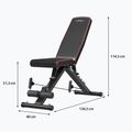 Ławka treningowa z linkami oporowymi HMS L1217 black 4