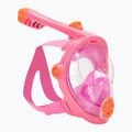 Maska pełnotwarzowa do snorkelingu dziecięca AQUA-SPEED Spectra 2.0 Kid różowa 7081