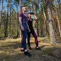 Spodnie termoaktywne damskie Brubeck Dry czarny/fuksjowy 9