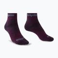 Skarpety trekkingowe damskie Bridgedale Hike Midweight Performance Ankle dark purple