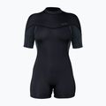 Pianka do pływania damska Xcel Axis Back Zip Spring 2 mm black/palm/monstera print
