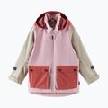 Kurtka softshell dziecięca Reima Sysma grey pink 2