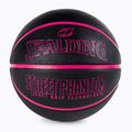 Piłka do koszykówki Spalding Phantom czarna/różowa rozmiar 6 2