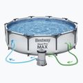 Basen stelażowy Bestway Steel Pro Max Pool Set 305 x 76 cm szary 4