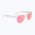 Okulary przeciwsłoneczne Aztron Party white marble print/polarizedrosepinkmirror/brown