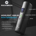 Lampka rowerowa przednia Rockbros V9M-1000 black 3