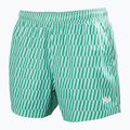 Spodenki żeglarskie męskie Helly Hansen Newport Trunk 4.5" dark mint offset stripe ao 5