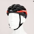 Kask rowerowy Giro Syntax matte black/bright red 9