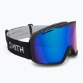 Gogle narciarskie Smith Blazer black/green sol-x mirror