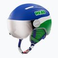 Kask narciarski dziecięcy Head Mojo Visor Jr blue/green/silver red 10