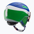 Kask narciarski dziecięcy Head Mojo Visor Jr blue/green/silver red 11