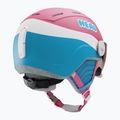 Kask narciarski dziecięcy HEAD Maja Visor pink/blue/silver red 11