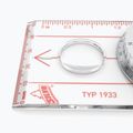 Kompas Silva Typ 1933 transparentny/czerwony 2
