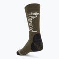 Skarpety Pinewood Melange olive mel 2