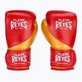 Rękawice bokserskie Cleto Reyes High Precision Training Leather red/gold 2