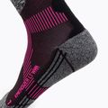 Skarpety narciarskie damskie X-Socks Ski Energizer Lt 4.0 black/fluopink/stonegrey melange 3