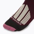 Skarpety narciarskie damskie X-Socks Ski Touring Perform Otc deep purple/light sand 3