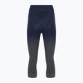 Spodnie termoaktywne damskie X-Bionic Invent Graphics 3/4 marine/grey/light grey 2