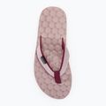 Japonki damskie Lizard Way plain amaranth red 5