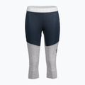 Spodnie termoaktywne damskie SCOTT Defined Merino dark blue/light grey melange