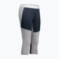 Spodnie termoaktywne damskie SCOTT Defined Merino dark blue/light grey melange 3