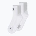Skarpety On Performance Run Mid white/glacier