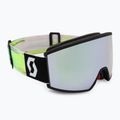 Gogle narciarskie SCOTT Ambit black/neon yellow/amp white chrome