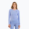 Bluza termoaktywna damska ODLO Active Warm Bl Top Crew Neck blue heron
