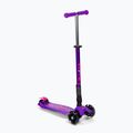 Hulajnoga trójkołowa dziecięca Micro Maxi Deluxe Foldable LED purple