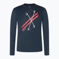 Longsleeve męski super.natural Kryssede Ski blueberry/fresh white/high risk red 3