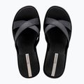Klapki damskie Ipanema High Fashion II Slide black/glitter/beige 9