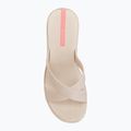 Klapki damskie Ipanema High Fashion II Slide beige/glitter/pink 5